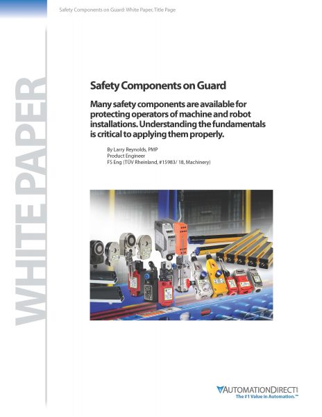 AutomationDirect releases ‚ÄúSafety Components on Guard‚Äù white paper